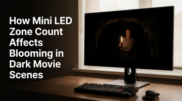 How Mini LED Zone Count Affects Blooming in Dark Movie Scenes