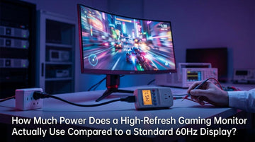 How Much Power Does a High-Refresh Gaming Monitor Actually Use Compared to a Standard 60Hz Display?