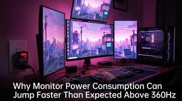 Why Monitor Power Consumption Can Jump Faster Than Expected Above 360Hz