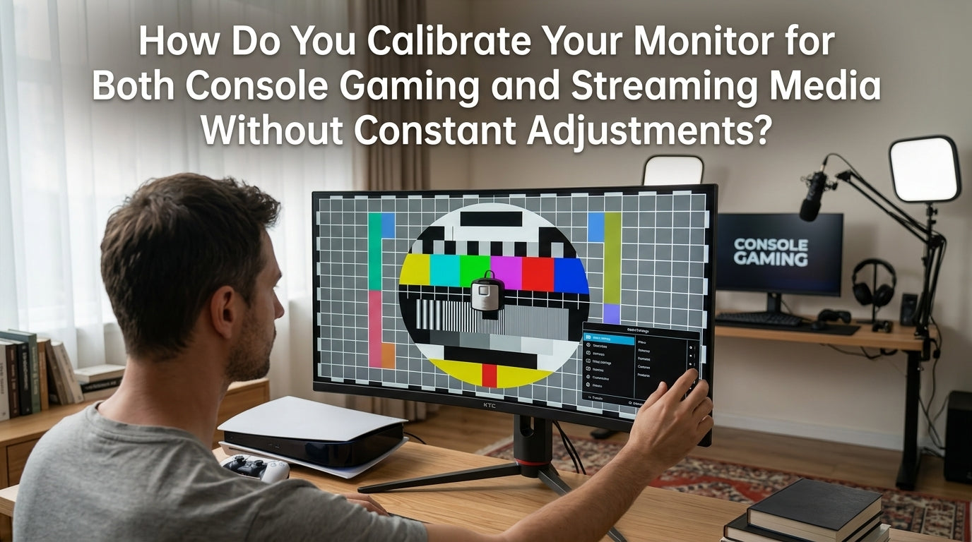 How Do You Calibrate Your Monitor for Both Console Gaming and Streaming Media Without Constant Adjustments?