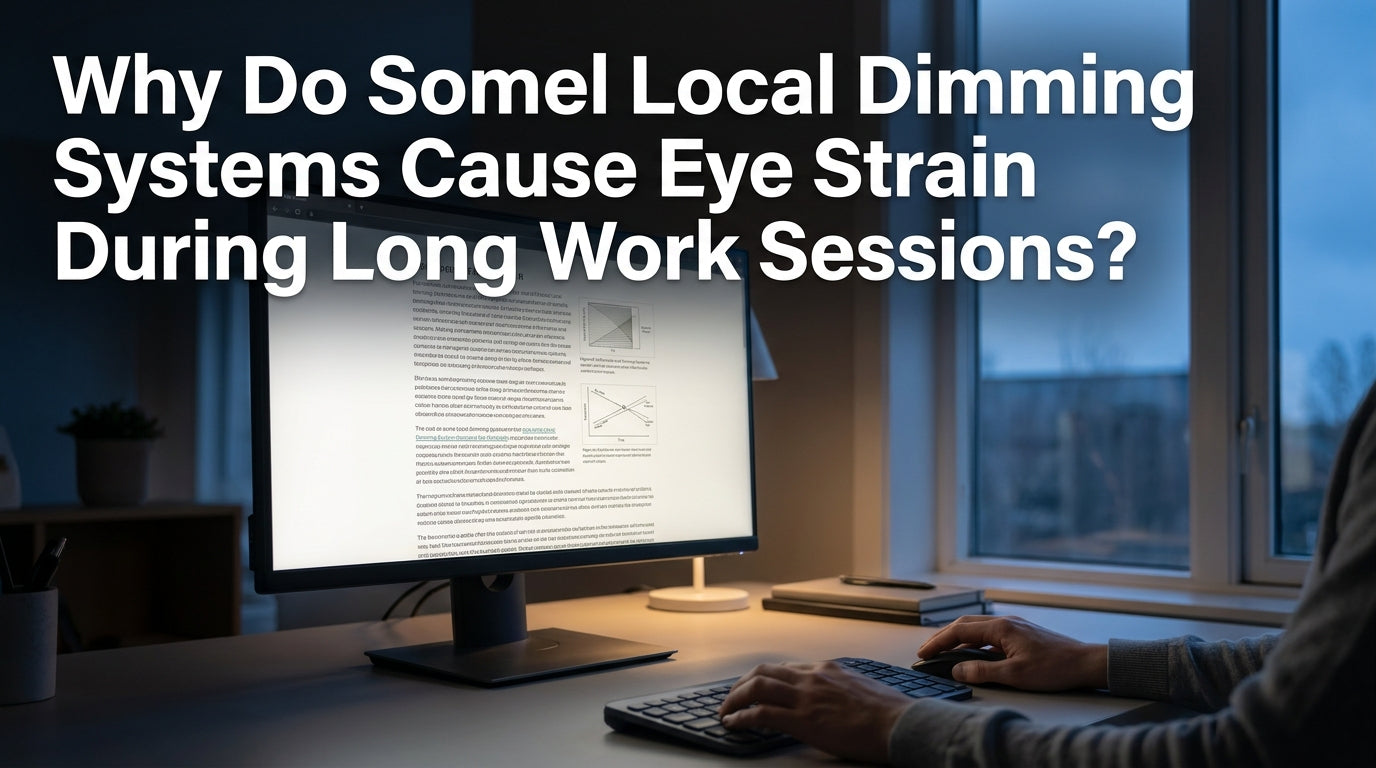 Why Do Some Local Dimming Systems Cause Eye Strain During Long Work Sessions?