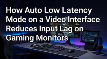How Auto Low Latency Mode on a Video Interface Reduces Input Lag on Gaming Monitors