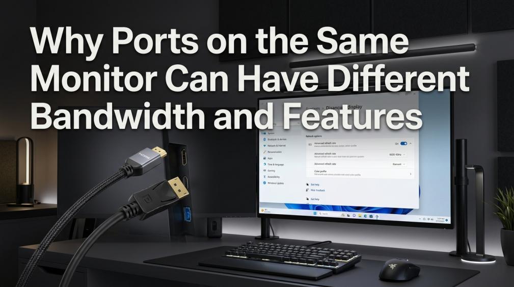 Why Monitor Ports Have Different Bandwidth & Features