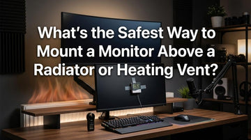 What’s the Safest Way to Mount a Monitor Above a Radiator or Heating Vent?