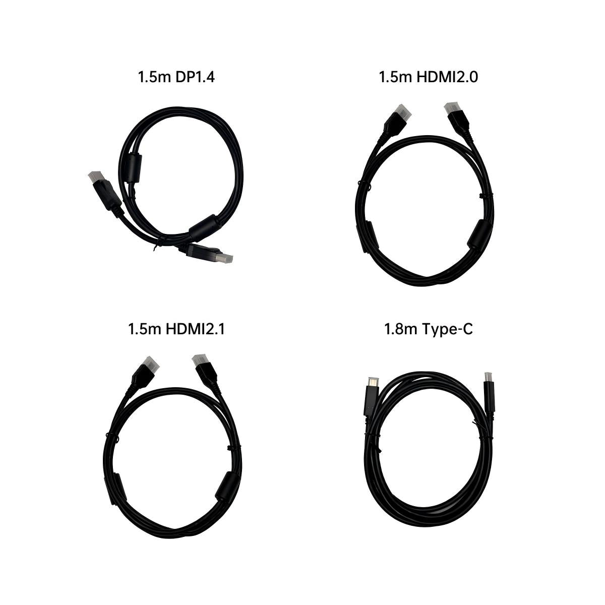 Premium Display Signal Cables for Gaming & Productivity Monitors