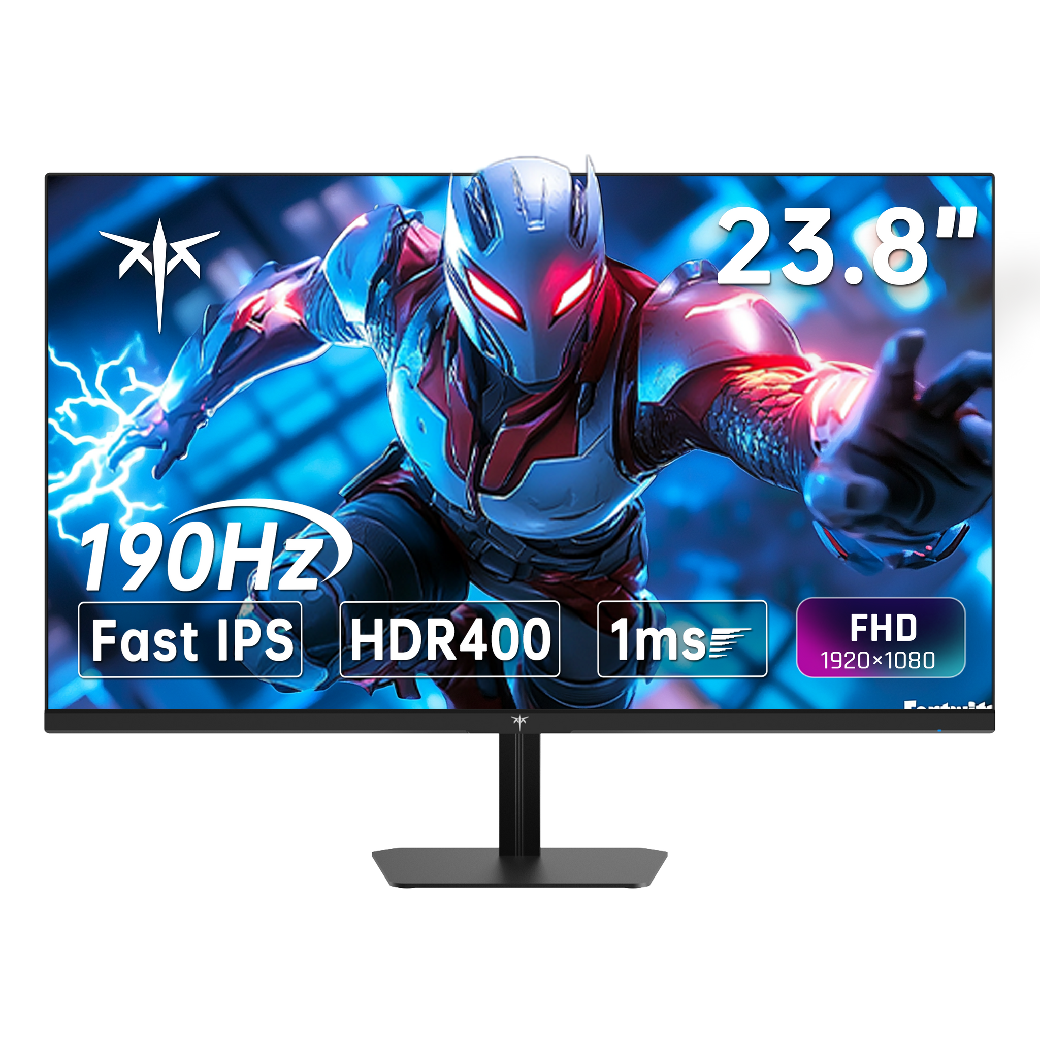 KTC 24 inch gaming monitor with 190Hz refresh rate, Fast IPS panel, HDR400, and 1ms response time for esports player