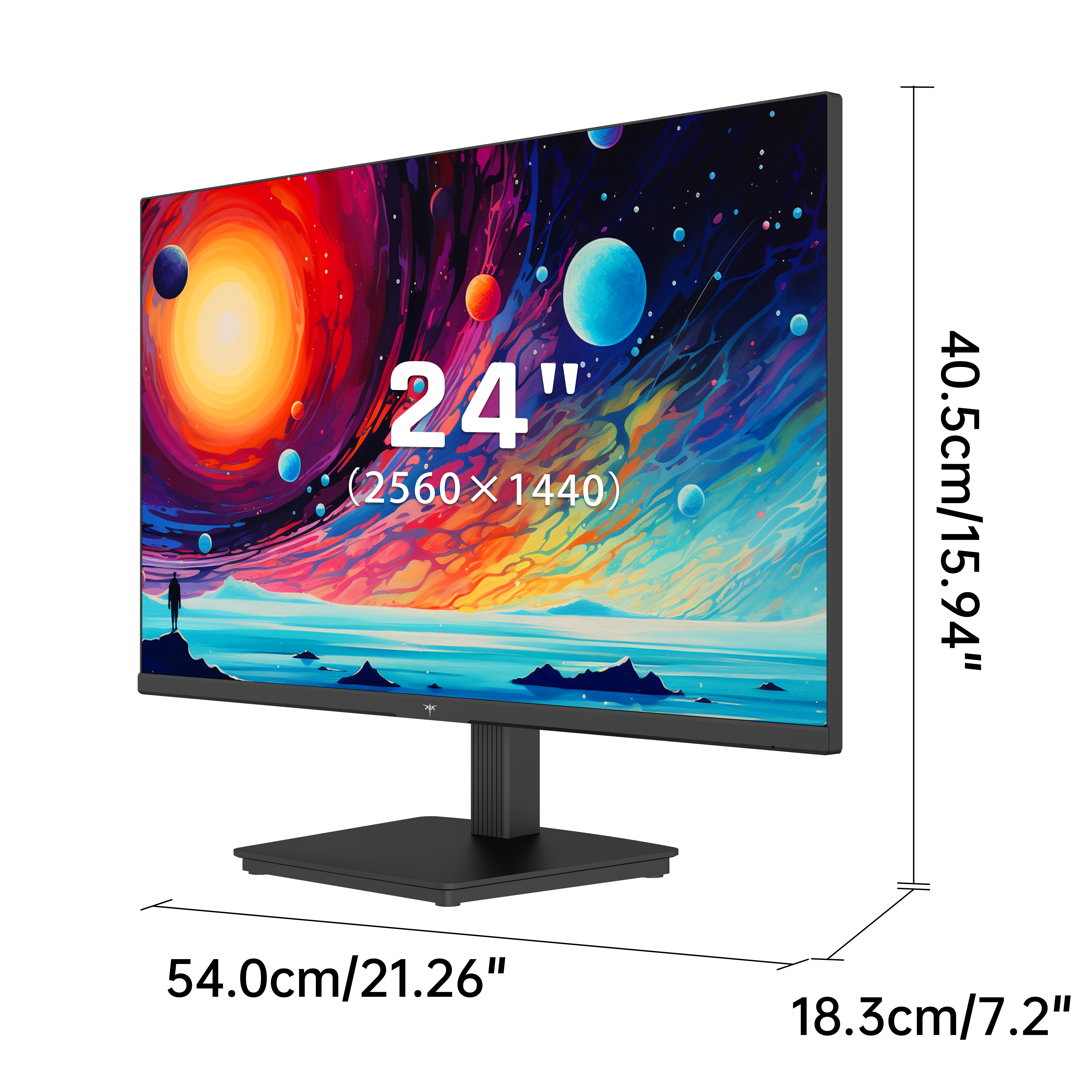 KTC 24" 27" 2K IPS Monitor - 100Hz 123% sRGB for home office