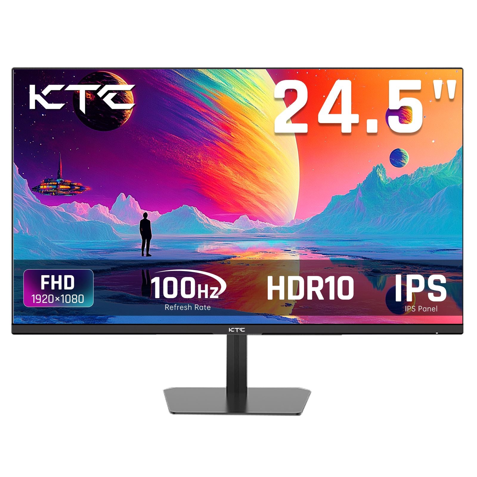 KTC 24.5" FHD 100Hz IPS Monitor for Work & Casual Gaming | H25B7
