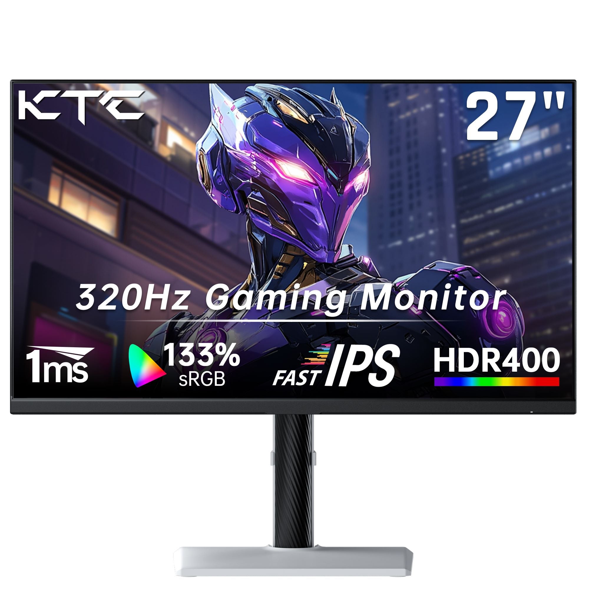 KTC 27 inch 320Hz Gaming Monitor with Fast IPS, 1ms response time