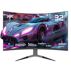 KTC 32" 2K 240Hz 1000R Curved Gaming Monitor | H32S25E