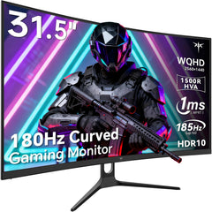 KTC 32" 2K 180Hz 1500R Curved Wall Mount Gaming Monitor | H32S5