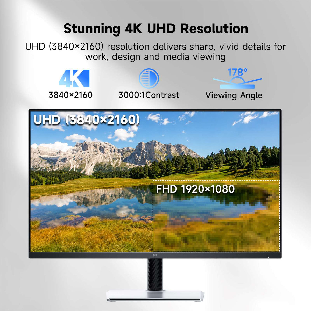 KTC 31.5" 4K UHD 60Hz Home＆Office Monitor | H32U6