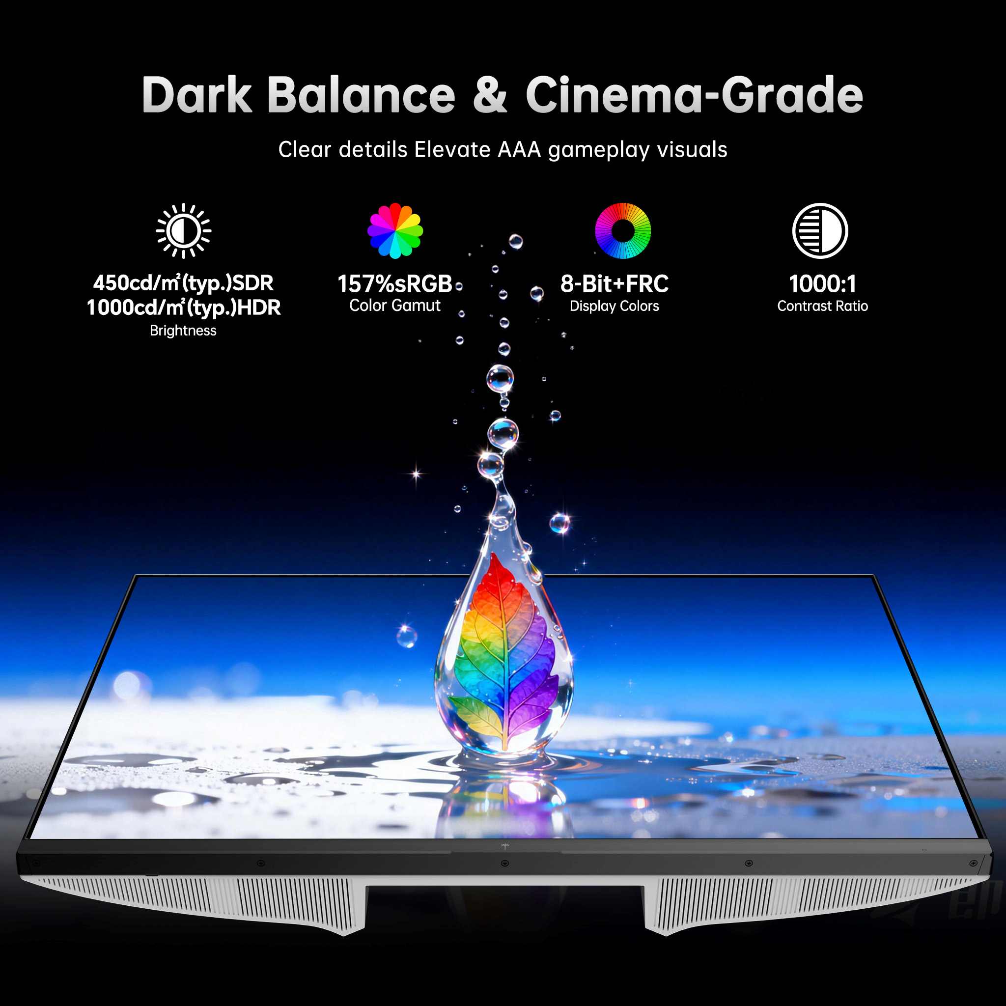 KTC Mini LED 27" 200Hz 2K HDR1000 Gaming Monitor | M27T6S