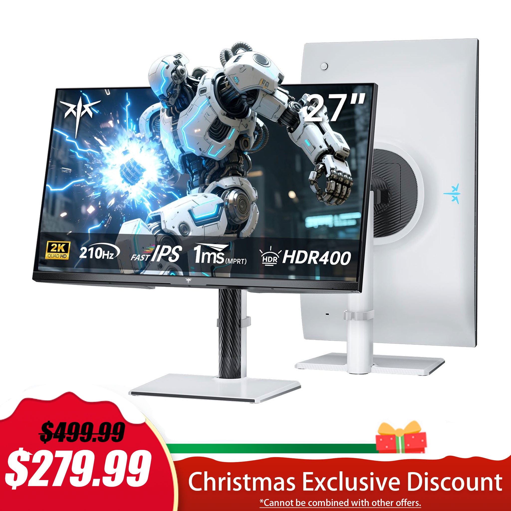 KTC Mini LED 27" 180Hz 2K HDR1400 Gaming Monitor | M27T6