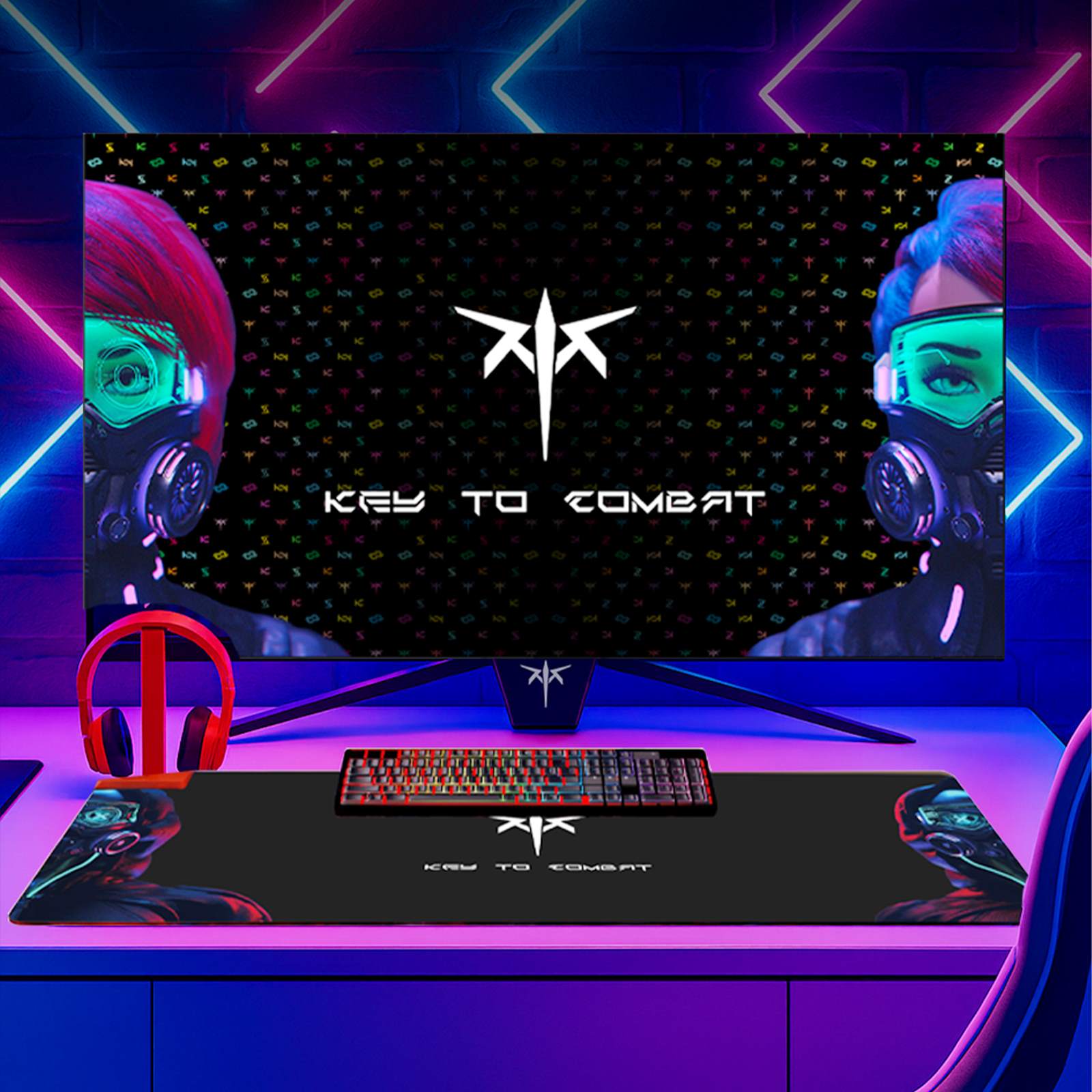 KTC Gaming Mouse Pad with Anti-Slip, Smooth for Pro Gamers